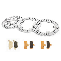 For Harley Dyna FXDL Low Rider 2014-2017 / FXDLS Low Rider S 2017 11.8 Front 11.5 Rear Brake Rotors Pads