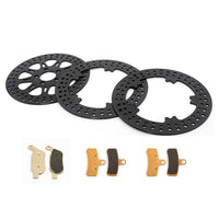 For Harley Dyna FXDL Low Rider 2014-2017 / FXDLS Low Rider S 2017 11.8 Front 11.5 Rear Brake Rotors Pads