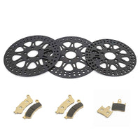 For Harley Sportster XL1200CX Roadster 2016-2023 11.8 Front 10.2 Rear Brake Rotors Pads