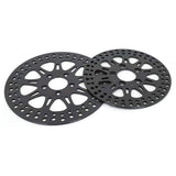 For Harley Sportster XL883L XL1200T SuperLow / XL1200C Custom / XL1200X Forty Eight 2014-2023 11.8" Front 10.2" Rear Brake Rotors Pads