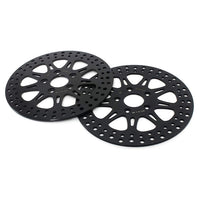 For Harley Davidson Softail FXST FXSTB FXSTC FXSTS FLST FLSTC(Alloy Hub) Late 1987-1999 11.5 Inch Front Rear Brake Rotors Pads