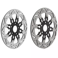 For Harley Sportster XLH883 XLH1100 XLH1200 XLX1100 (Steel Hub) Late 1987-1999 11.5 Inch Front Rear Brake Rotors Pads