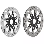 For Harley Sportster XLH883 XLH1100 XLH1200 XLX1100 (Steel Hub) Late 1987-1999 11.5" Front Rear Brake Rotors Pads