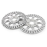 For Harley Sportster XLH883 XLH1100 XLH1200 XLX1100 (Steel Hub) Late 1987-1999 11.5" Front Rear Brake Rotors Pads