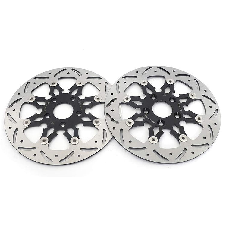 For Harley Davidson Softail FXST FXSTB FXSTC FXSTS FLST FLSTC(Alloy Hub) Late 1987-1999 11.5 Inch Front Rear Brake Rotors Pads