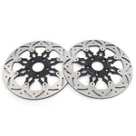 For Harley Sportster XLH883 XLH1100 XLH1200 XLX1100 (Alloy Hub) Late 1987-1999 11.5" Front Rear Brake Rotors Pads