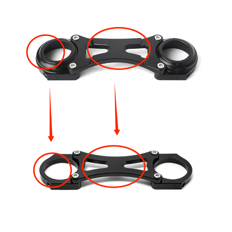 Fork Brace for Harley Dyna Super Glide / Low Rider / Low Rider S / Street Bob 2006-2017 Front Ends 49mm Forks