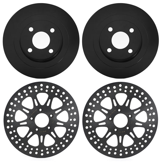 For Harley Trike FLHTCUTG Tri Glide Ultra 2014-2023 / FLRT Freewheeler 2015-2023 / FLHTCUTGSE CVO Tri Glide 2021-2023 Front Rear Brake Rotors