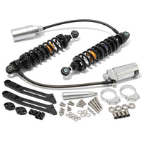 Remote Reservoir Rear Suspension Shocks For Harley-Davidson Touring Road Glide / Road King / Street Glide / Ultra Limited / Electra Glide 2014-2025