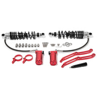 Remote Reservoir Rear Suspension Shocks For Harley Davidson Touring Models 14-UP FLH Road Glide / Road King / Street Glide / Ultra Limited / Electra Glide