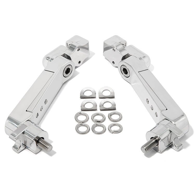 Universal Adjustable Passenger Comfort Peg Mounts for Harley Davidson Touring / Tri Glide