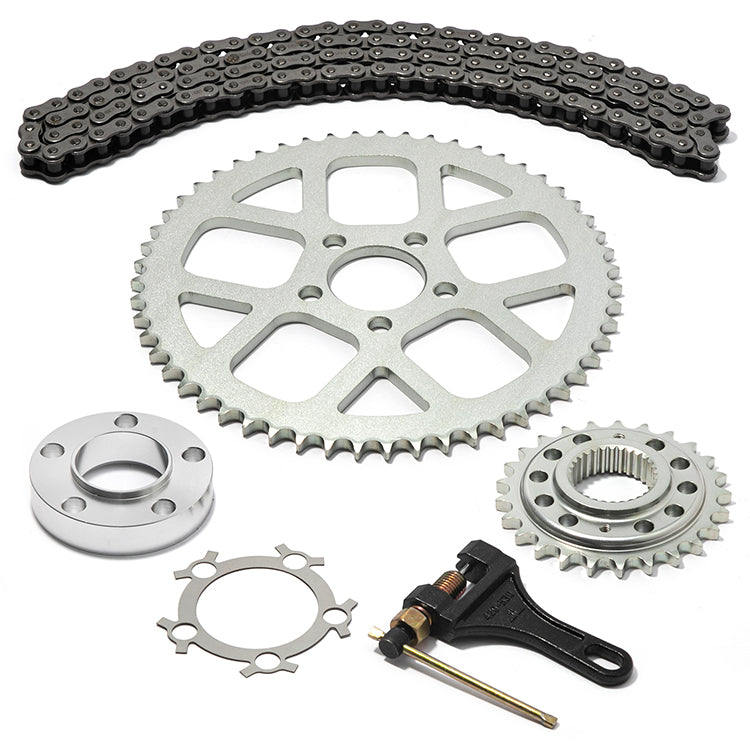 X-Ring Chain Conversion Kit Sprocket Fit for Harley Davidson Dyna 2006-2017