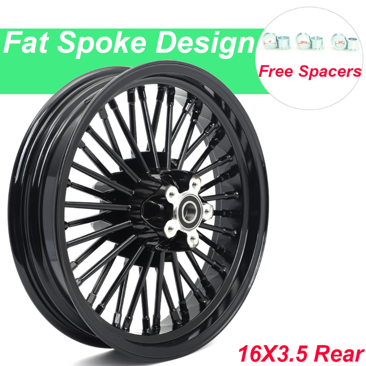16 inch fat spoke harley wheels hotsell