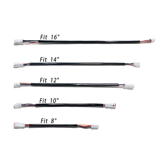 8-16 Inch Electronic Throttle Handlebar Bar Wiring for 2017-later Harley Davidson Touring Models