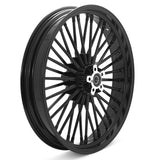 Front Rear Fat Spoke Cast Wheel Set for Harley Dyna Wide Super Glide Street Bob Low Rider 2008-2017