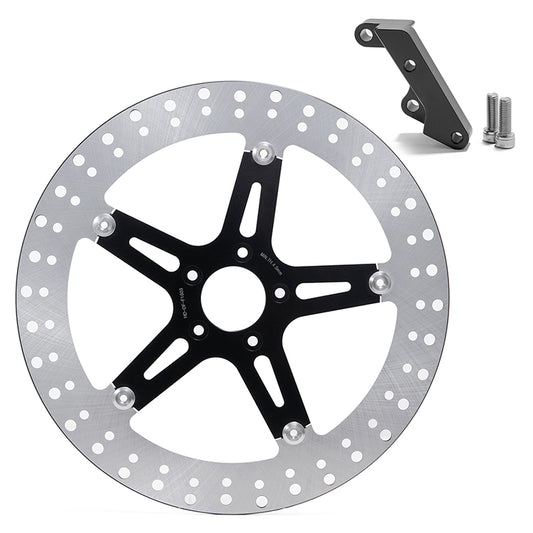 15 Inch Front Brake Disc Rotor for Harley Softail 2015-2017 / Dyna 2006-2017 (for 11.8 Inch OEM size brake Rotors)