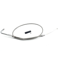 PVC and Stainless Steel Throttle and Idle  Cable Lines for Harley DYNA FXD Super Glide 1999-2005