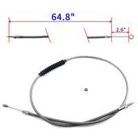 PVC and Stainless Steel Clutch Cable Lines for Harley Davidson Softail FLSTSI Heritage Springer EFI 2000-2006