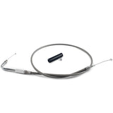 PVC and Stainless Steel Throttle and Idle  Cable Lines for Harley DYNA FXD Super Glide 1999-2005