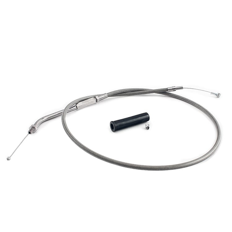 PVC and Stainless Steel Throttle and Idle Cable Lines For Harley Davidson Sportster  XLH1100 1986-1987