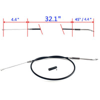 PVC and Stainless Steel Throttle and Idle Cable Lines For Harley Davidson Sportster  XLH1100 1986-1987