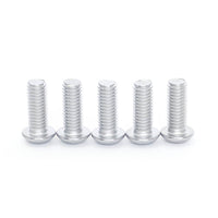 Rear Rotor to Hub Bolt Kits 3/8 Inch-16 1 Inch for Softail Dyna Sportster Touring