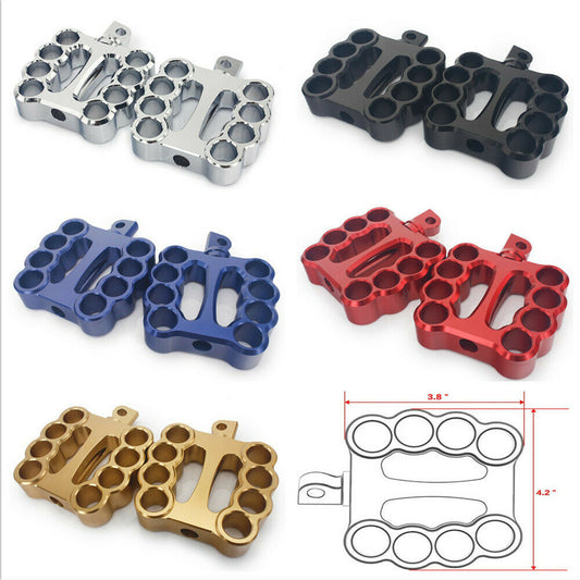 Foot pegs Footrests for Harley Davidson Sportster 883 2000-2009 / Sportster 1200 2002-2016 / Dyna 1995-2016