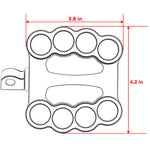 Foot pegs Footrests for Harley Davidson Dyna FXDBI Street Bob 2006-2011