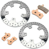 Front Brake Disc Rotor With Pads For Harley Touring Road King / Electra Glide / Street Glide / Road Glide 2014-2023